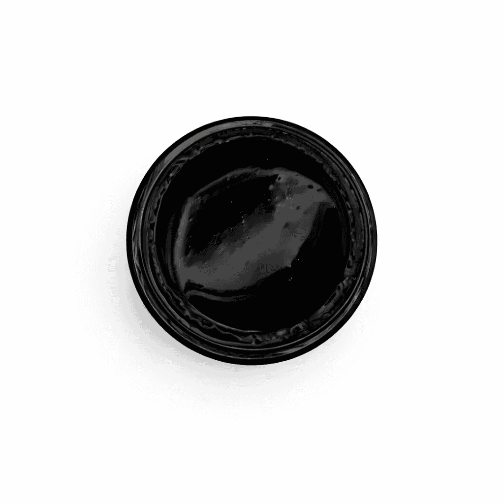 Top view of Colossal Health Pure Himalayan Shilajit Resin inside a jar